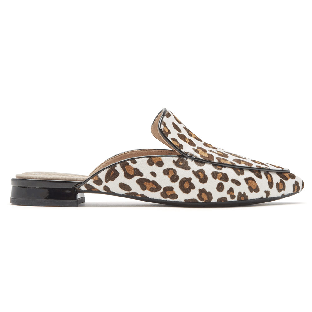 Slip-Ons Rockport Mujer Mexico - Total Motion Zuly Leopardo - UIGLF0345